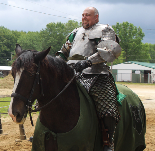 Knights of Valour on horseback