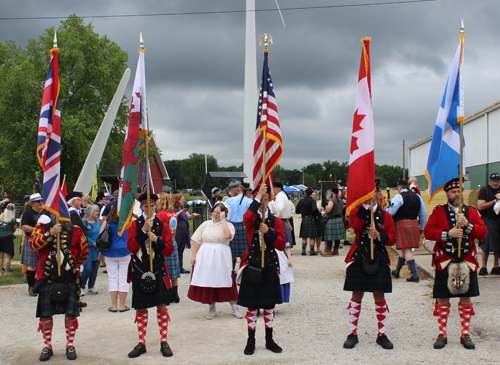 The Grand Parade at the 2023 Ohio Scottish Games and Celtic Festival