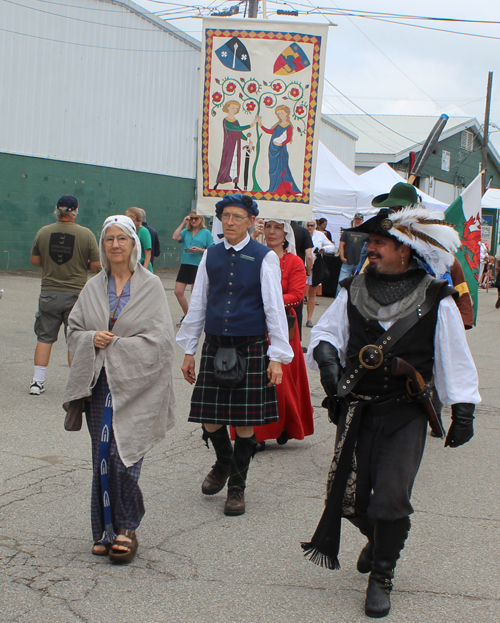 The Grand Parade at the 2023 Ohio Scottish Games and Celtic Festival