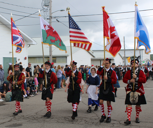 The Grand Parade at the 2023 Ohio Scottish Games and Celtic Festival