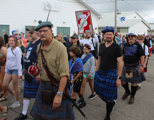 The Grand Parade at the 2023 Ohio Scottish Games and Celtic Festival