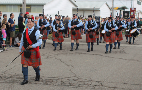 The Grand Parade at the 2023 Ohio Scottish Games and Celtic Festival