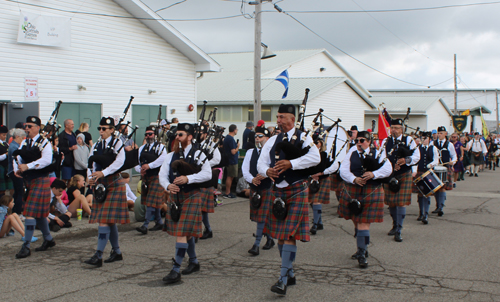 The Grand Parade at the 2023 Ohio Scottish Games and Celtic Festival