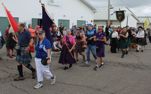 The Grand Parade at the 2023 Ohio Scottish Games and Celtic Festival