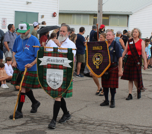 The Grand Parade at the 2023 Ohio Scottish Games and Celtic Festival