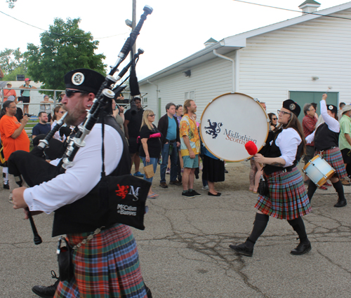 The Grand Parade at the 2023 Ohio Scottish Games and Celtic Festival