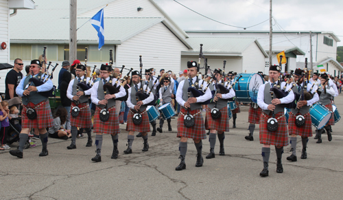 The Grand Parade at the 2023 Ohio Scottish Games and Celtic Festival