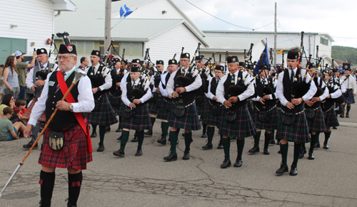 The Grand Parade at the 2023 Ohio Scottish Games and Celtic Festival