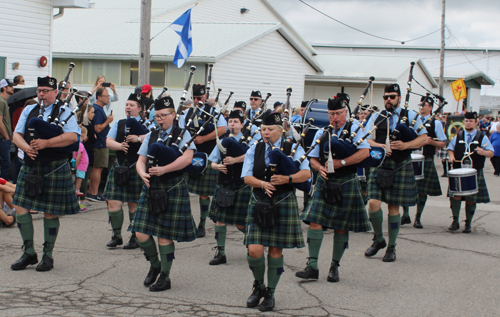 The Grand Parade at the 2023 Ohio Scottish Games and Celtic Festival