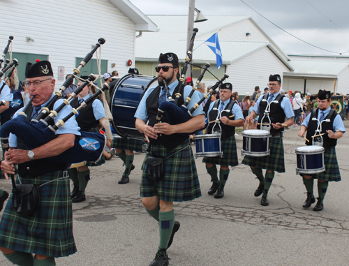 The Grand Parade at the 2023 Ohio Scottish Games and Celtic Festival