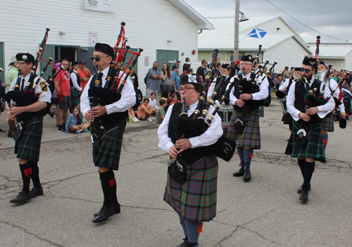 The Grand Parade at the 2023 Ohio Scottish Games and Celtic Festival