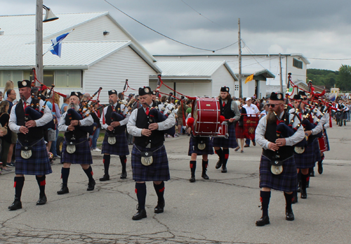 The Grand Parade at the 2023 Ohio Scottish Games and Celtic Festival