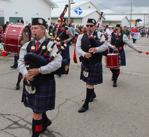 The Grand Parade at the 2023 Ohio Scottish Games and Celtic Festival