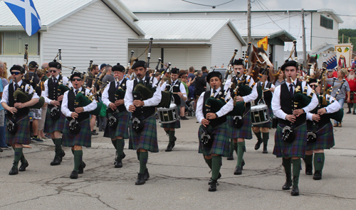 The Grand Parade at the 2023 Ohio Scottish Games and Celtic Festival