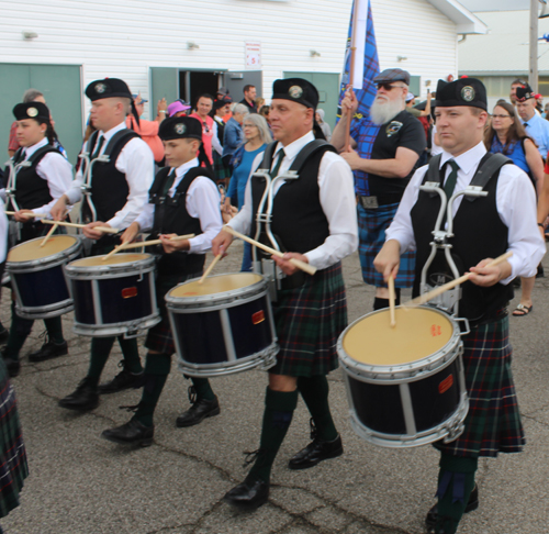 The Grand Parade at the 2023 Ohio Scottish Games and Celtic Festival