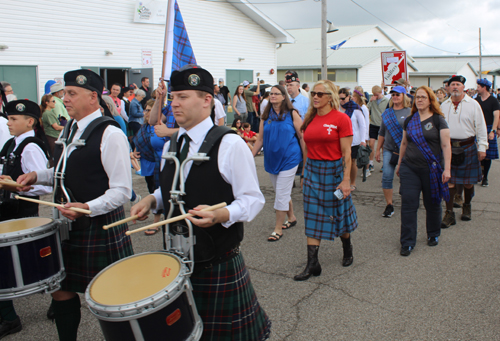 The Grand Parade at the 2023 Ohio Scottish Games and Celtic Festival