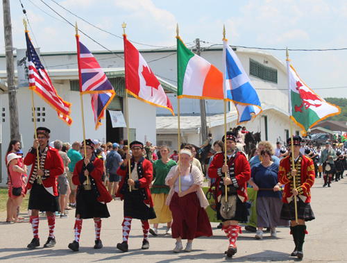 The Grand Parade at the 2024 Ohio Scottish Games and Celtic Festival