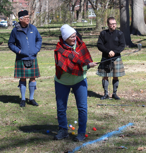 Golf game at Scottish Cultural Garden Tartan Day