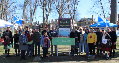 Scottish Cultural Garden group photo