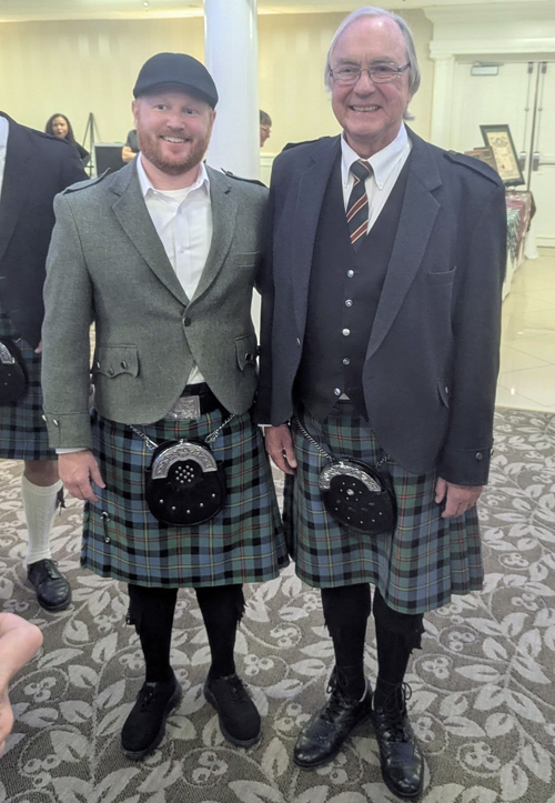 Bruce W. Greig inducted into The Northeast Ohio Scottish American Hall of Fame