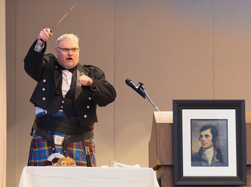 SHANO Robert Burns dinner Ode to the Haggis