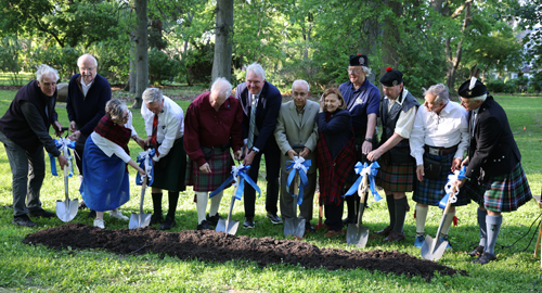 Scottish Cultural Garden Groundbreaking