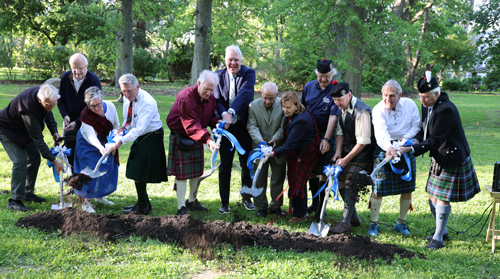 Scottish Cultural Garden Groundbreaking
