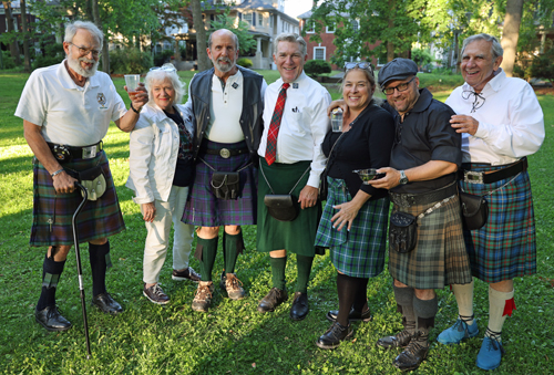 Scottish Cultural Garden Groundbreaking attendees