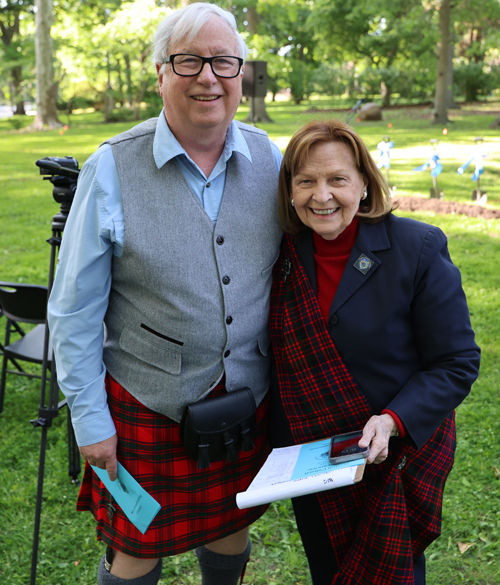 Scottish Cultural Garden Groundbreaking attendees