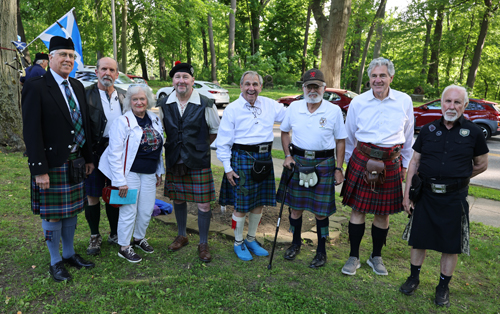 Scottish Cultural Garden Groundbreaking attendees