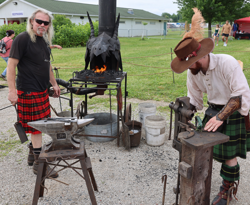 Blacksmith at Ohio Scottish games