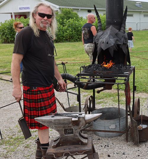 Blacksmith at Ohio Scottish games
