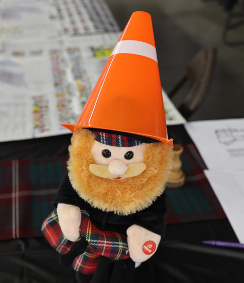Tartan Army cones were everywhere!