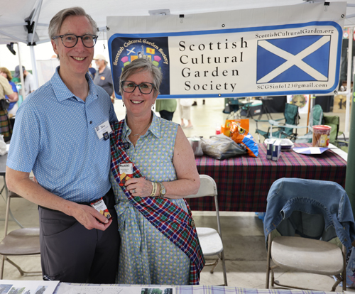 Scottish Cultural Garden table - John and Mary Anne