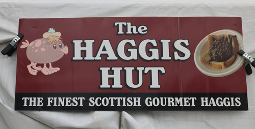 Haggis Hut sign