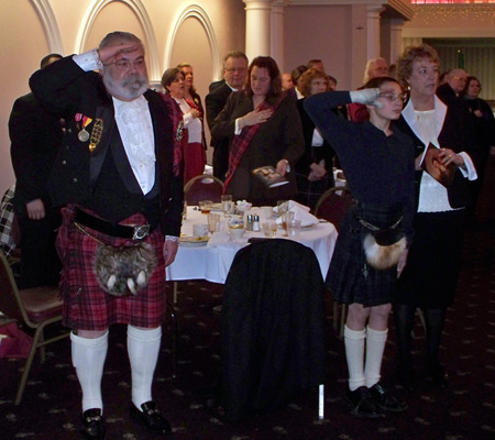 Tony and Ron Sumodi at the 250th Robert Burns Banquet