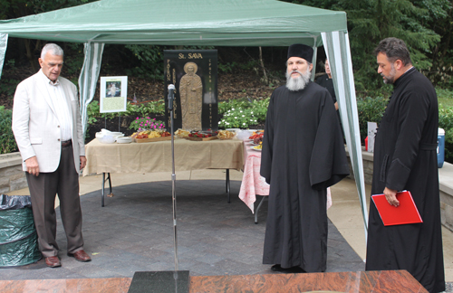 Alex Machaskee, Serbian monk and Father Kosir