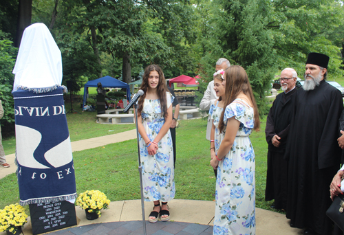 Serbian and US anthems at Djokovic bust unveiling in Cleveland