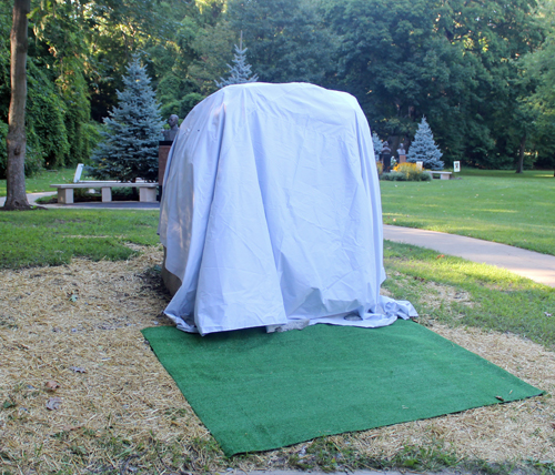 Voinovich monument unveiling in Serbian Cultural Garden