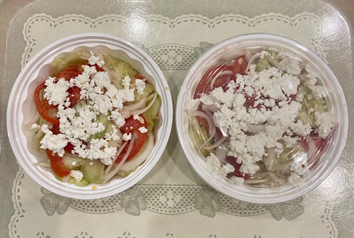 Food at Serbian Festival at St. Sava's