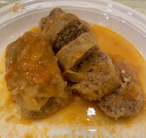 Food at Serbian Festival at St. Sava's