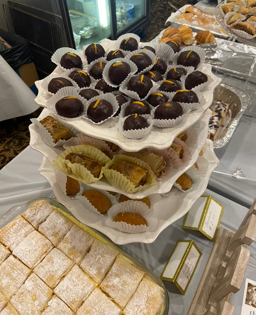 Food at Serbian Festival at St. Sava's