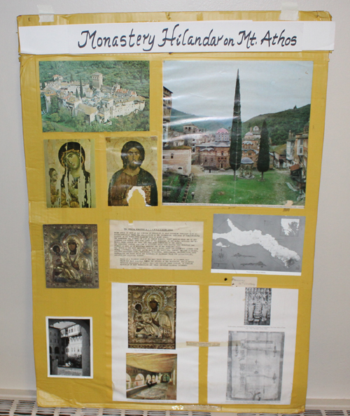 Saint Sava Serbian festival display