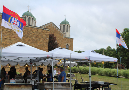 Saint Sava Serbian festival grill