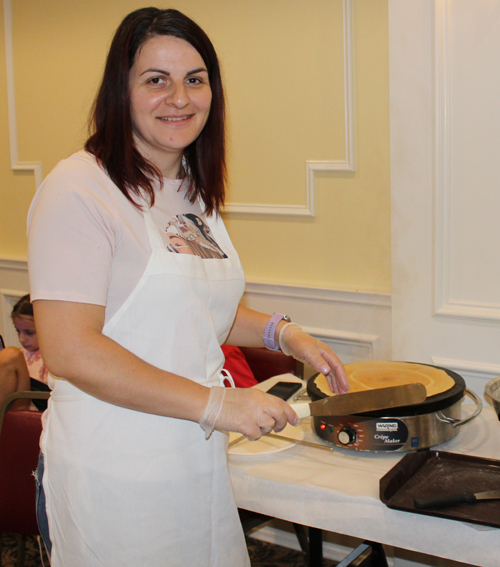 Saint Sava Serbian festival volunteers serving food