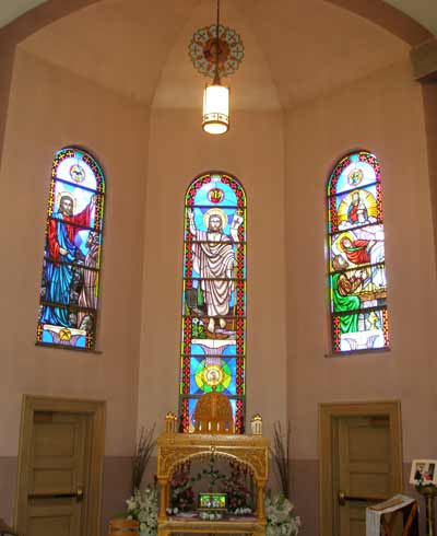 Inside Saint Sava Serbian Orthodox Cathedral in Cleveland