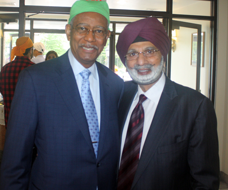 Rev Dr. Otis Moss Jr. and Ratanjit Singh Sondhe