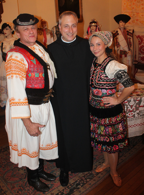 Georhe Terbrak, Father Michael Brunovsky and a visitor from Slovakia