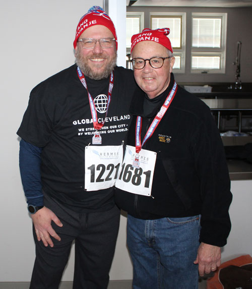 Joe Cimperman and Ray Marvar after the Kurent Dash