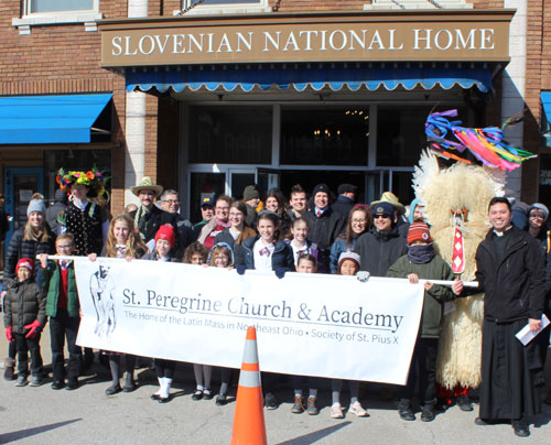 St Peregrine Church members with Kurents